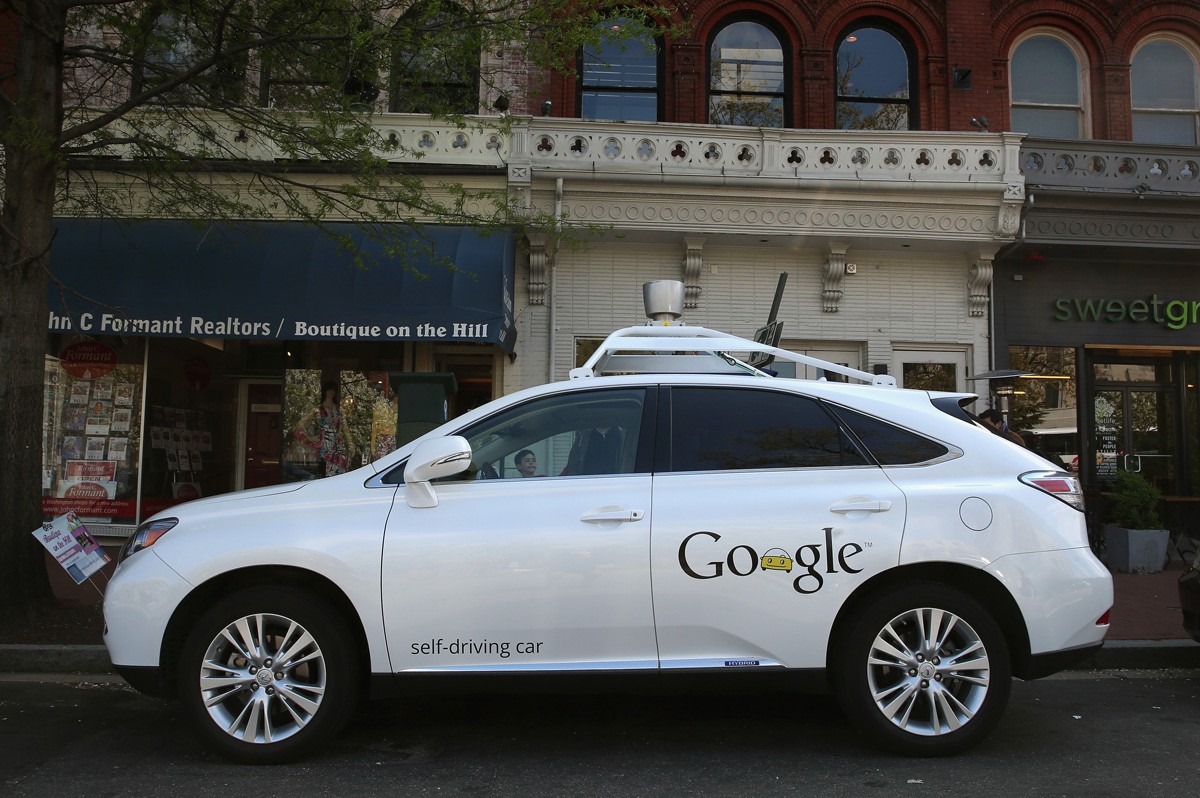 Google driverless car collides into public bus