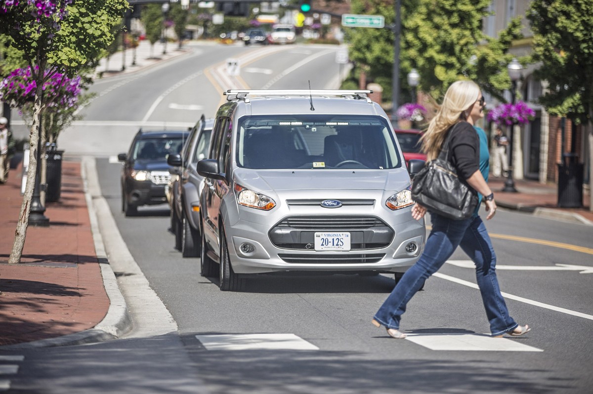 Ford hides driver in car seat to test driverless signals