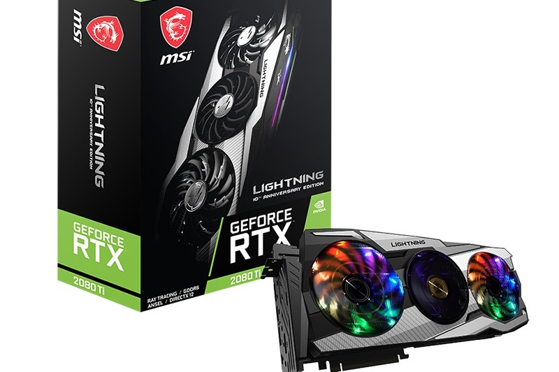 MSI reveals new lightning graphics card to celebrate 10th