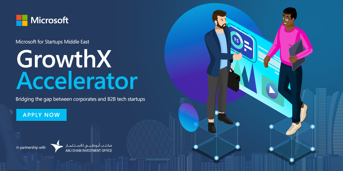 Microsoft’s ‘GrowthX Accelerator’ applications now open for UAE startups