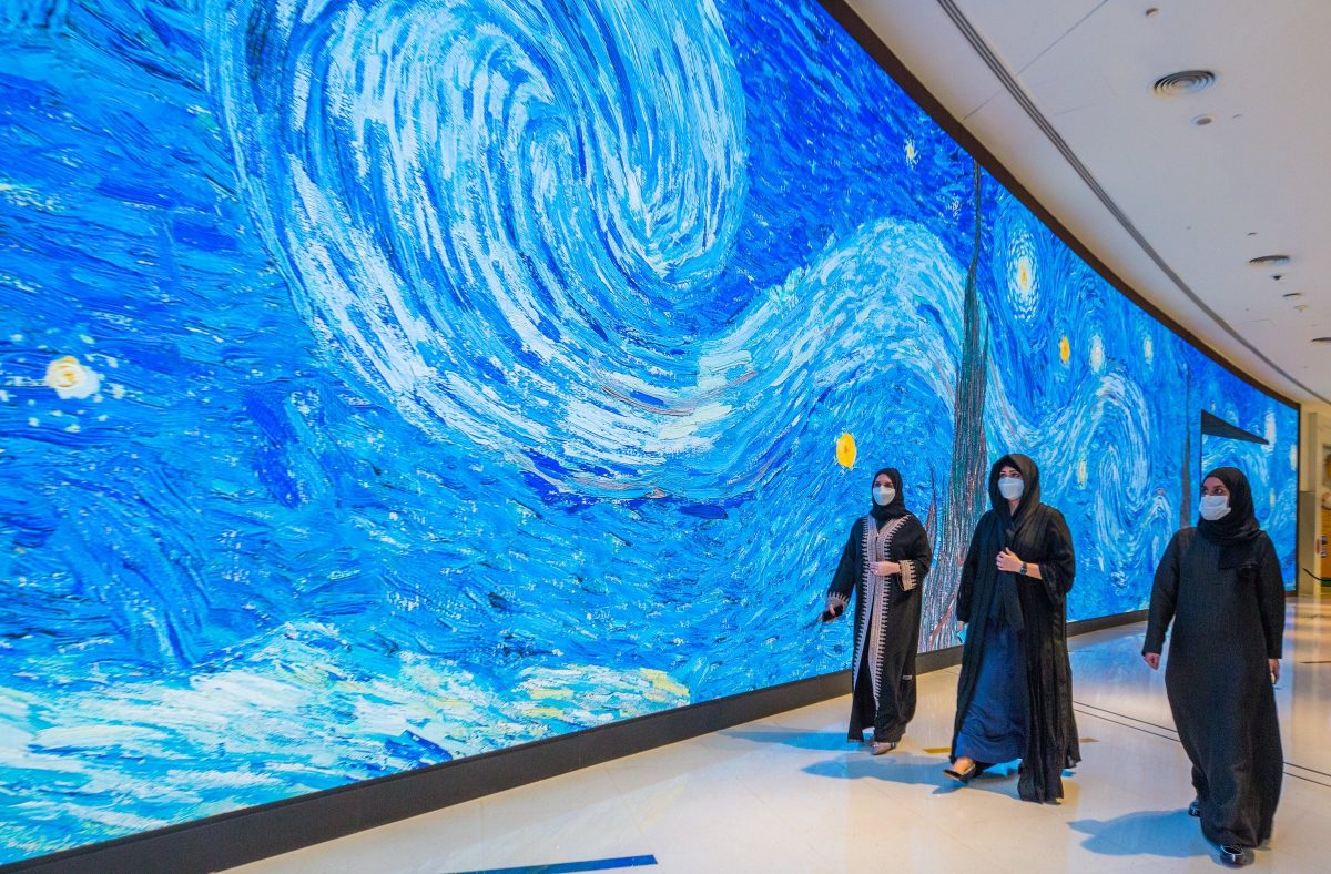 Infinity des Lumières, the region's largest digital arts centre in Dubai, is now open