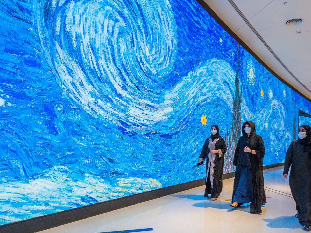 Infinity des Lumières, the region's largest digital arts centre in Dubai, is now open