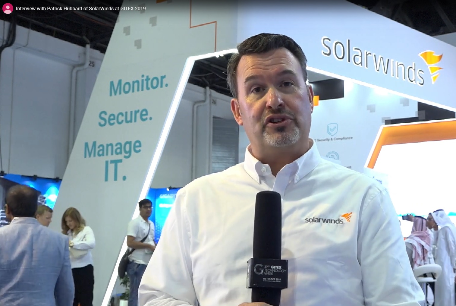 Interview with Patrick Hubbard of SolarWinds at GITEX 2019