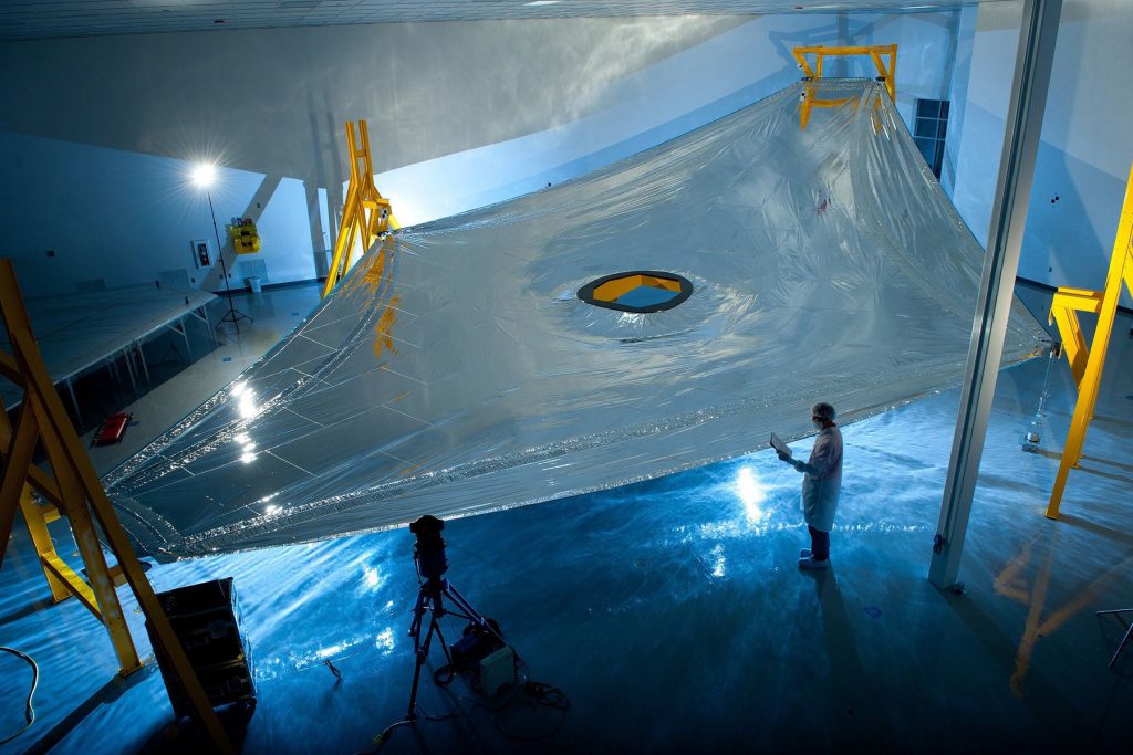 NASA James Webb telescope sunshield