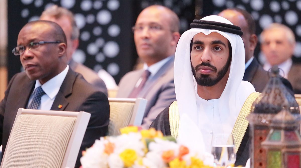 UAE minister Sheikh Shakbout Emirates 7 clean energy fund