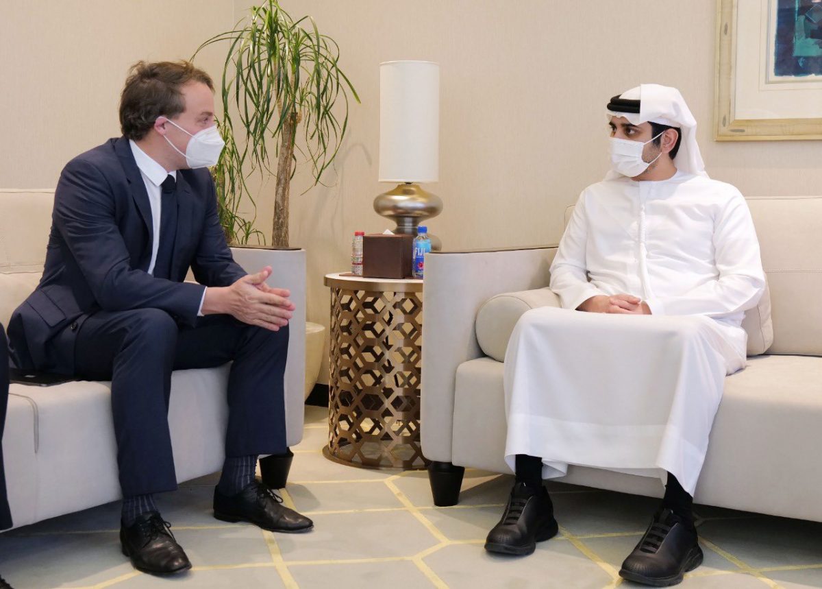 Sheikh Maktoum meets SAP CEO Dubai