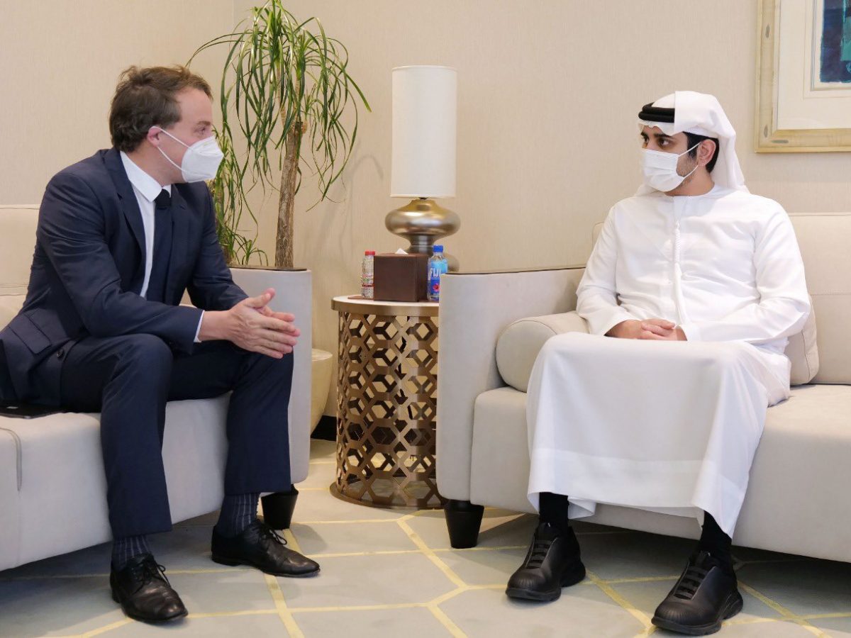 Sheikh Maktoum meets SAP CEO Dubai