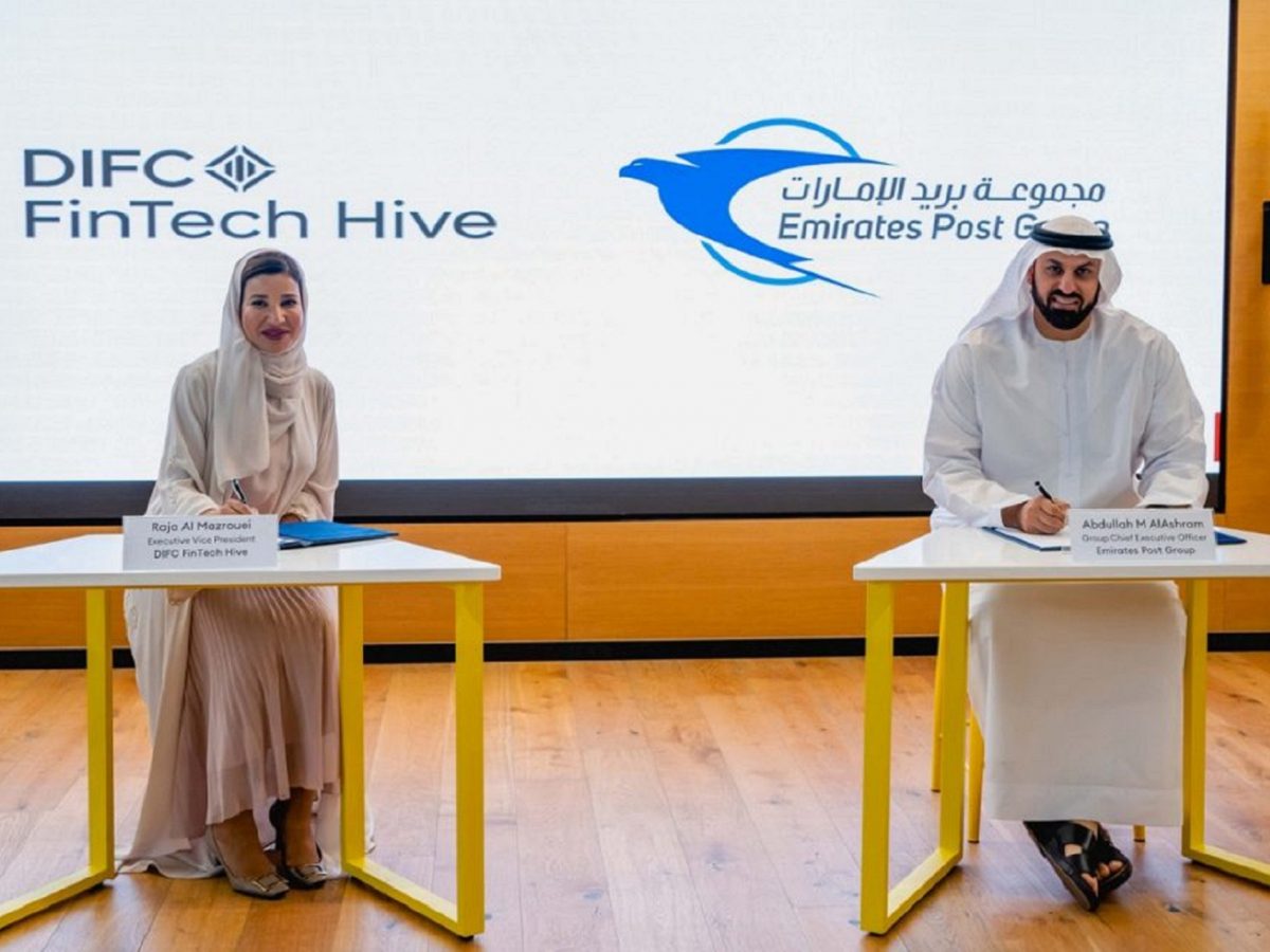 Emirates Post Group named 'Logistics Partner' of FinTech Hive 22