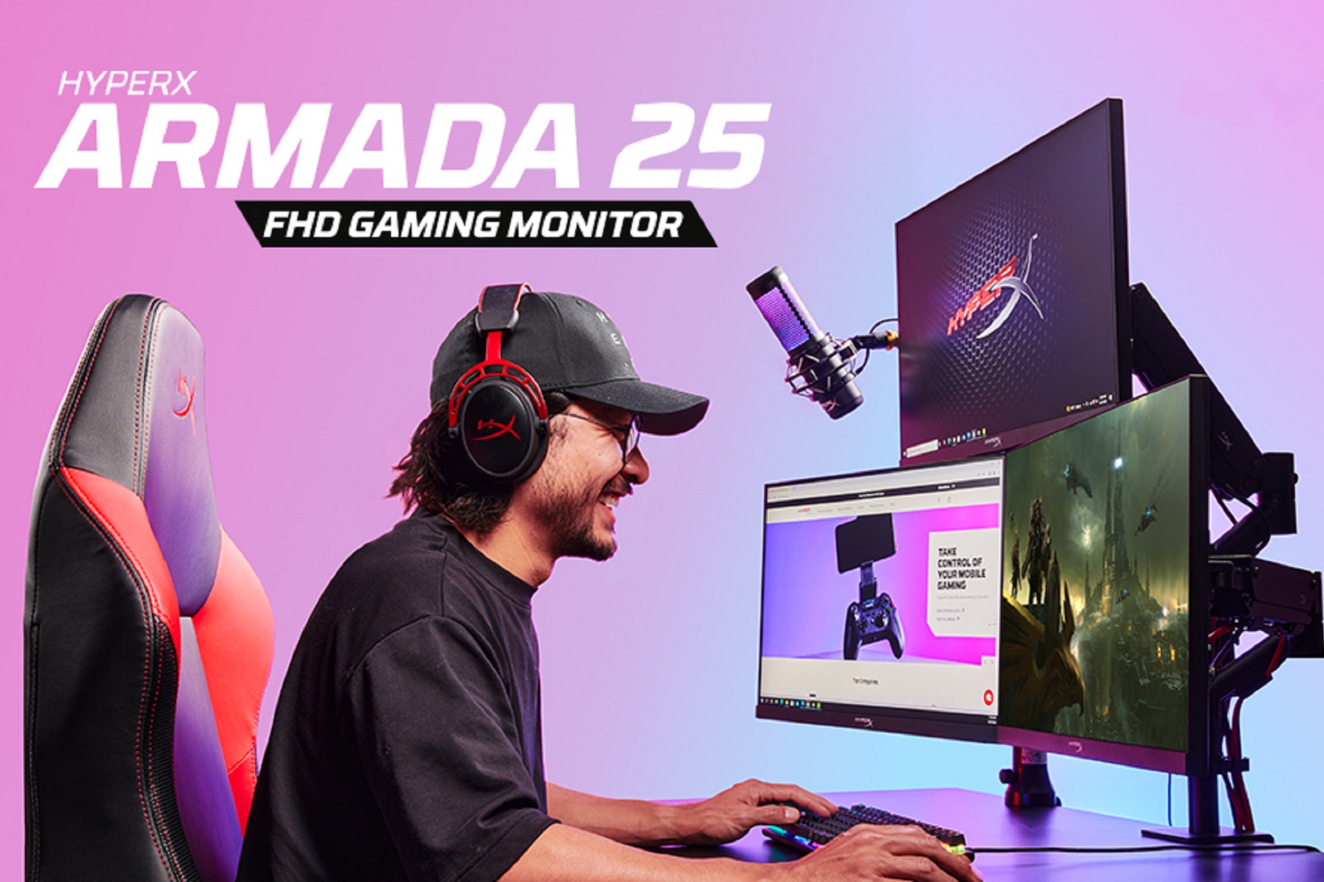 HyperX announces Armada gaming monitor line up Edge Middle