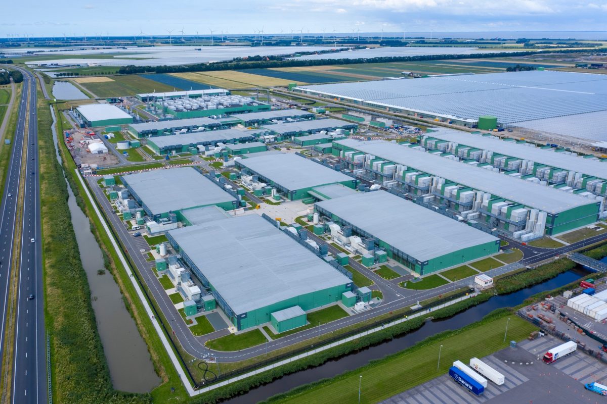 Microsoft data centre in Netherlands