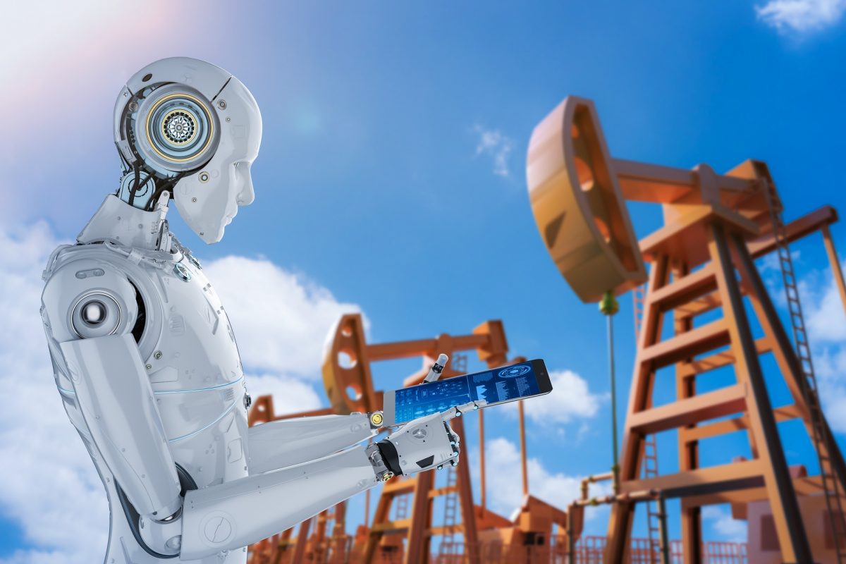 robot in oil and gas sector