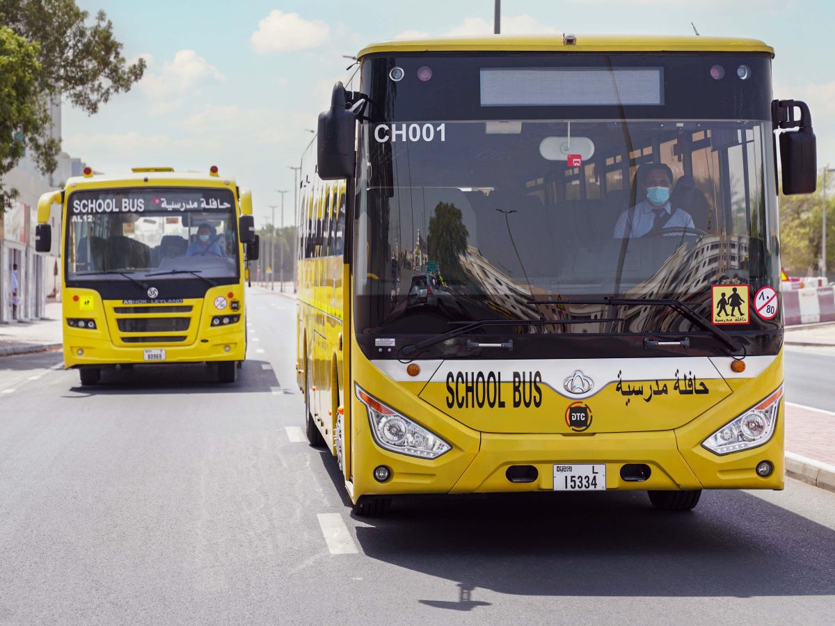 hi tech school bus dubai